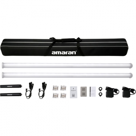 Amaran PT4c RGB LED Pixel Tube Light (2-Light Production Kit)
